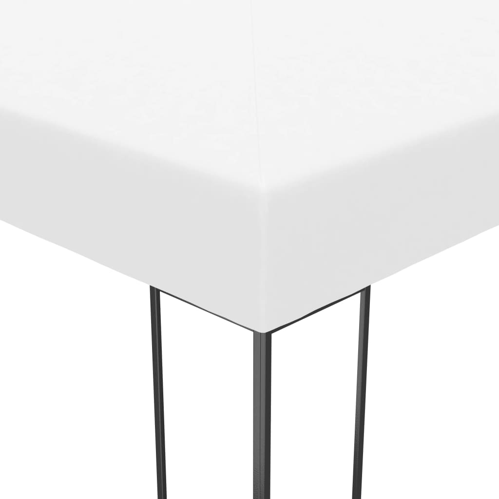 Gartenzelt mit LED-Lichterkette 3x3 m Anthrazit