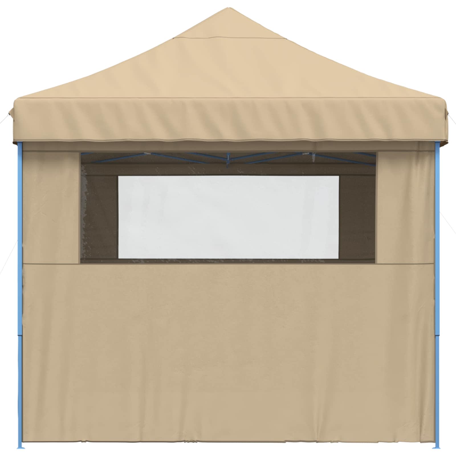 Partyzelt Faltbar Pop-Up Beige 410x279x315 cm