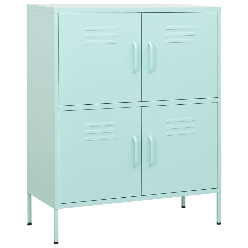 Lagerschrank Olivgrün 80x35x101,5 cm Stahl