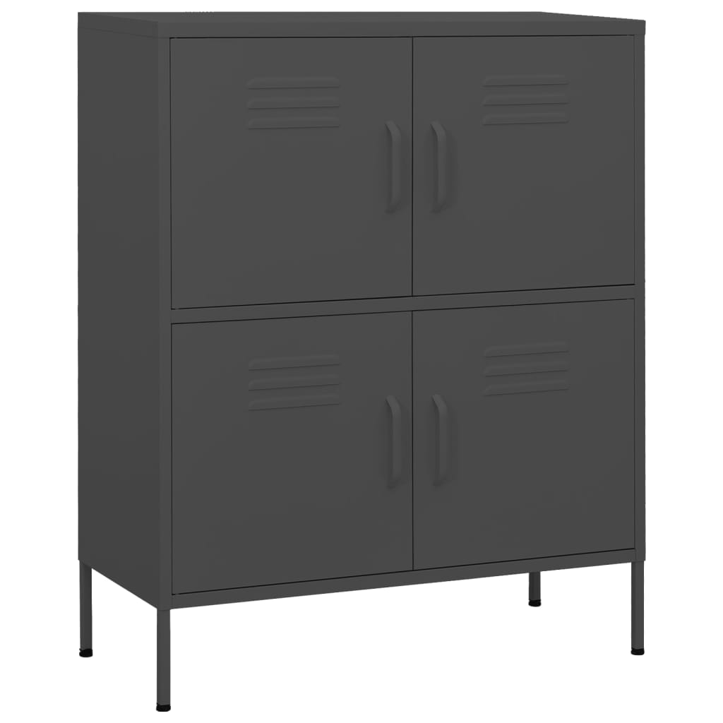 Lagerschrank Olivgrün 80x35x101,5 cm Stahl