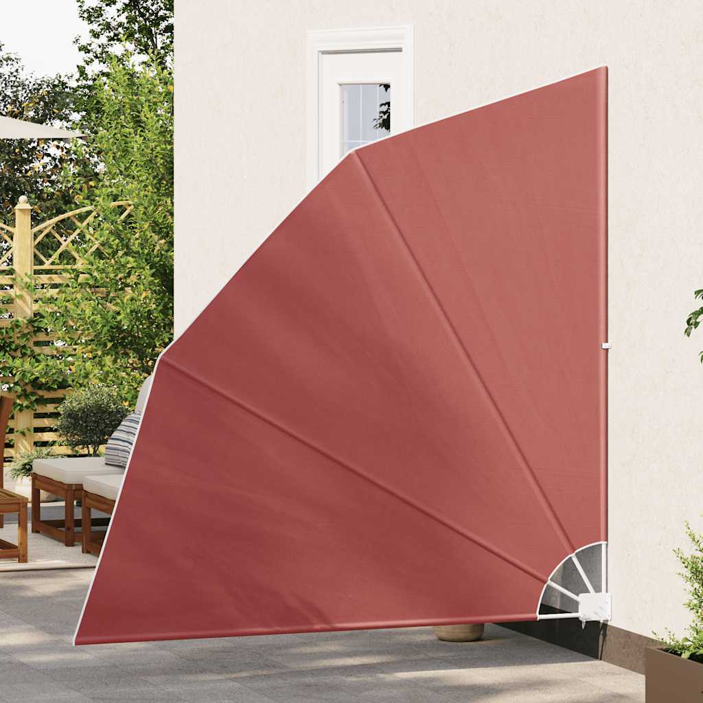 Faltbarer Balkonfächer Grau 210×210 cm
