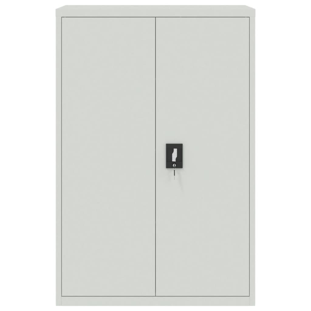 Aktenschrank Weiß 90x40x110 cm Stahl