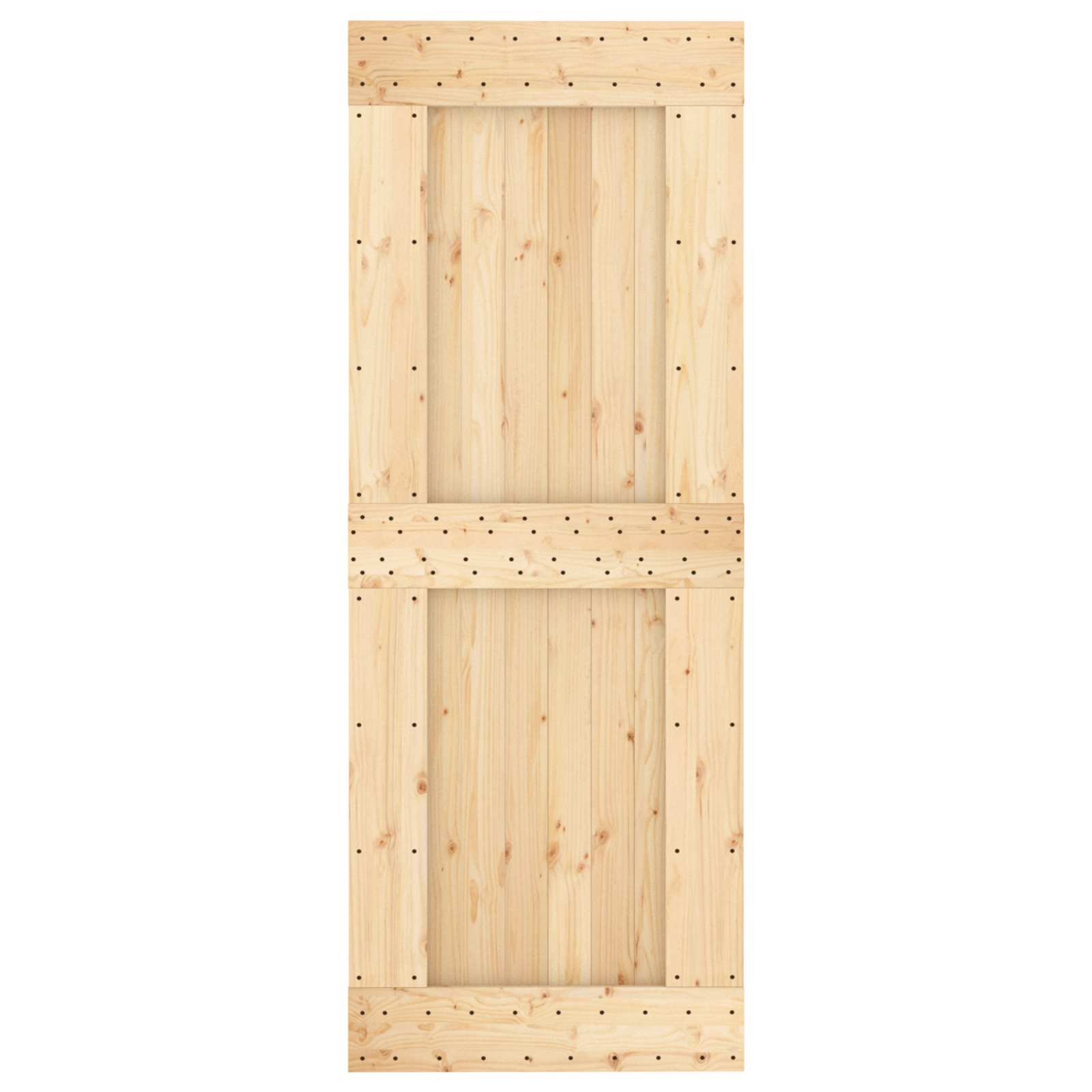 Tür NARVIK Natur 80 x 210 cm Massivkiefer