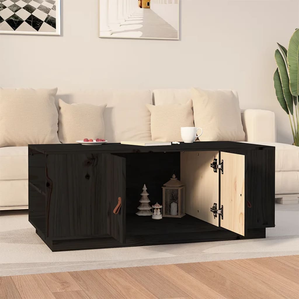 Couchtisch 100x50x41 cm Massivholz Kiefer