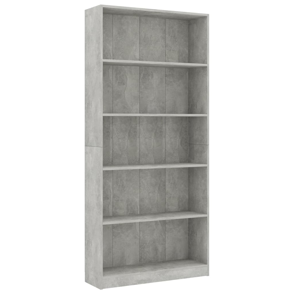 Bücherregal 3 Fächer Weiß 40x24x109 cm Holzwerkstoff