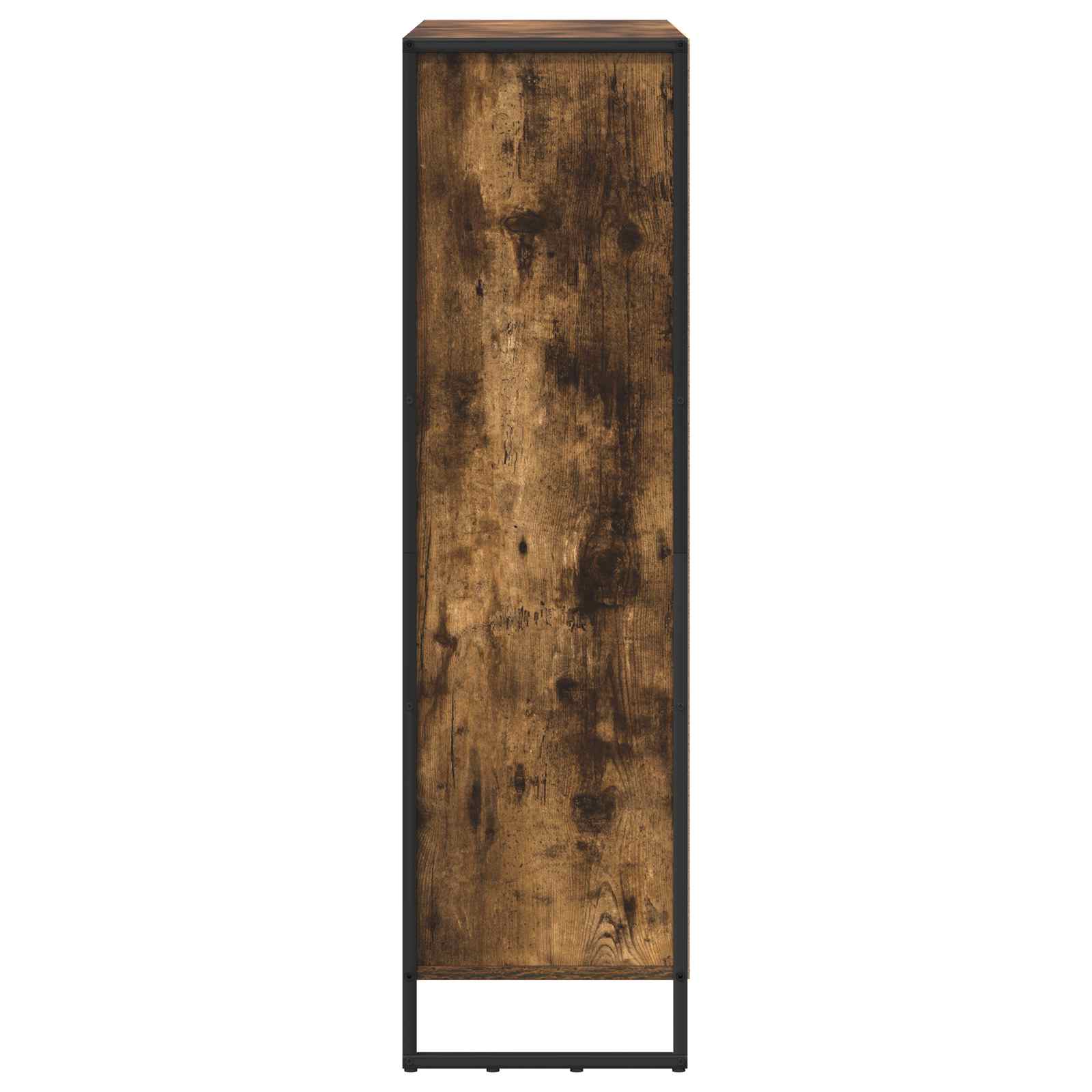 Bücherregal 2 pcs Schwarz Eichen-Optik 99,5 x 30 x 108 cm