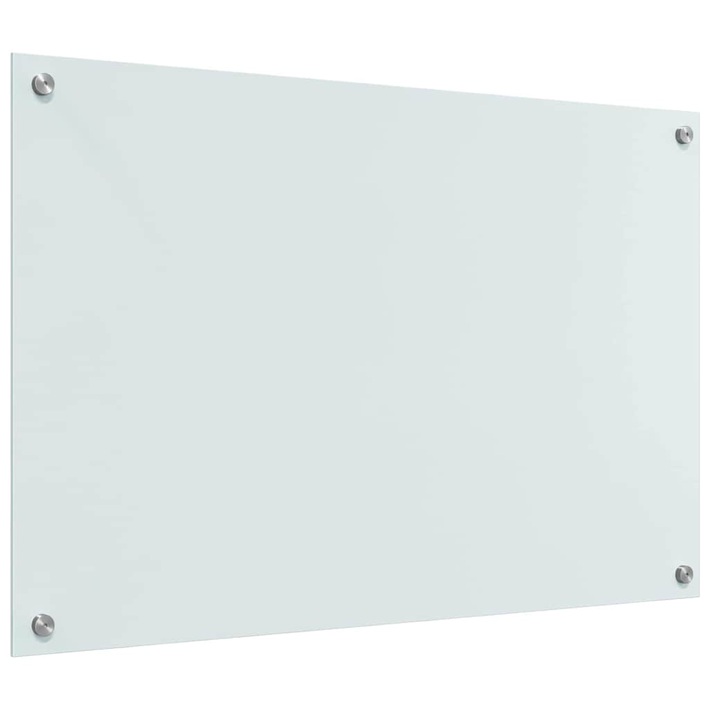 Küchenrückwand 2 pcs Weiß 70 x 40 cm Gehärtetes Glas