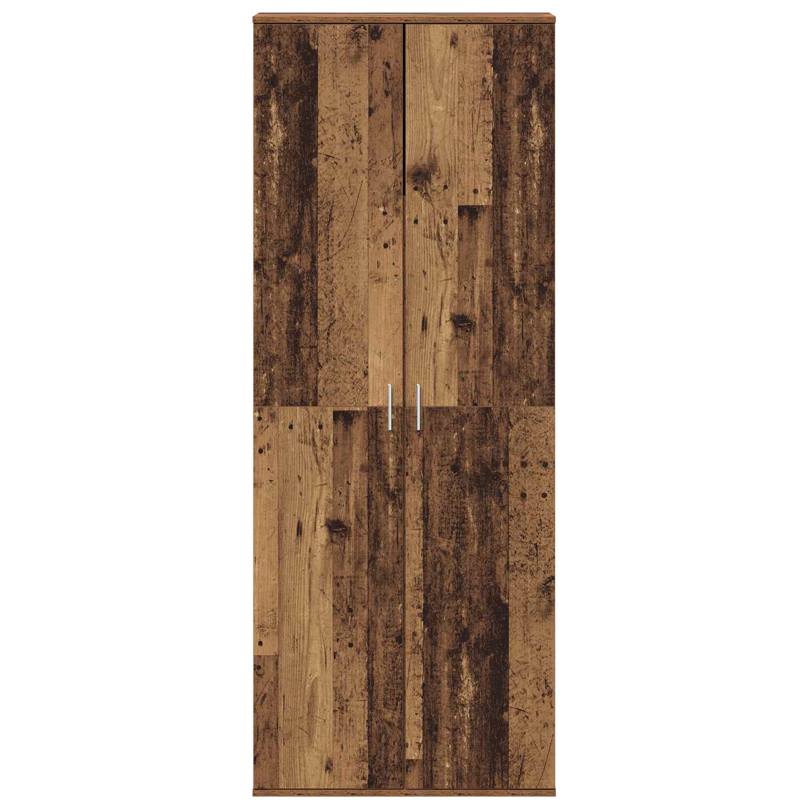 Highboard Weiß 70x35x180 cm Holzwerkstoff