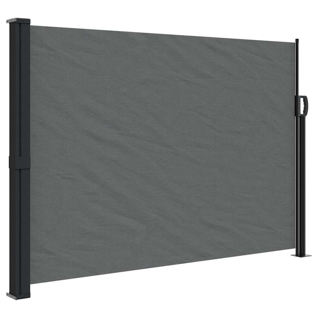 Seitenmarkise Ausziehbar Schwarz 100x300 cm