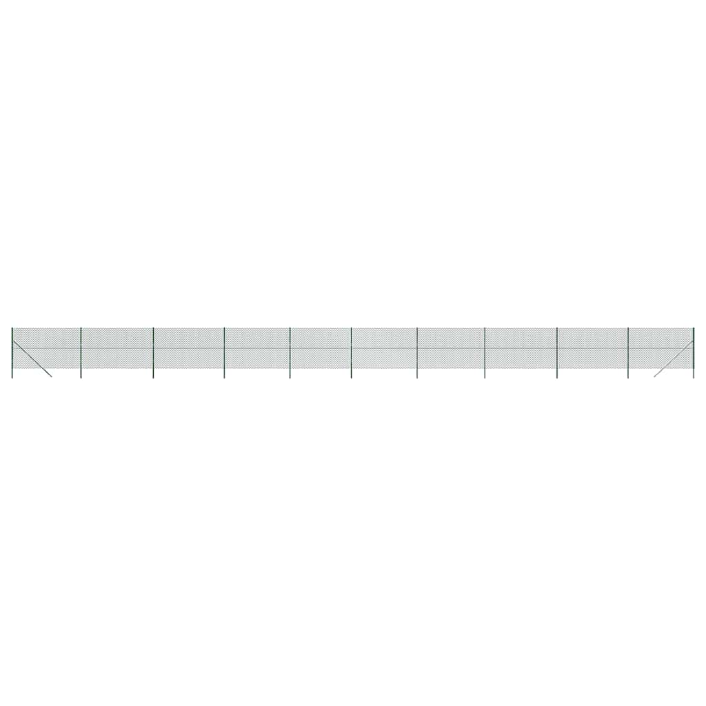 Maschendrahtzaun Grün 0,8x10 m