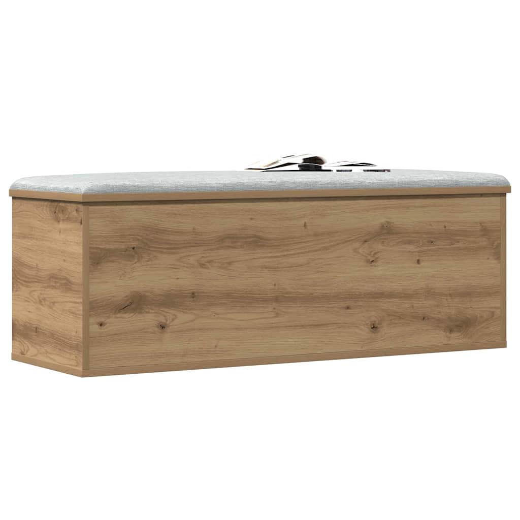 Aufbewahrungstruhe Weiß 84x42x46 cm Holzwerkstoff