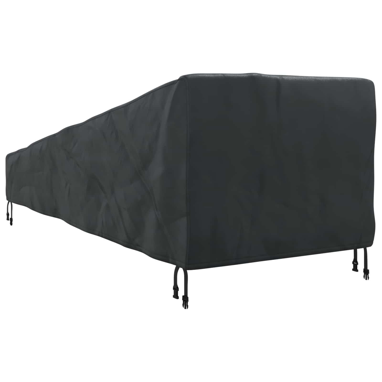 Abdeckung für Möbel für den Outdoor Schwarz 195 x 76 x 82 cm