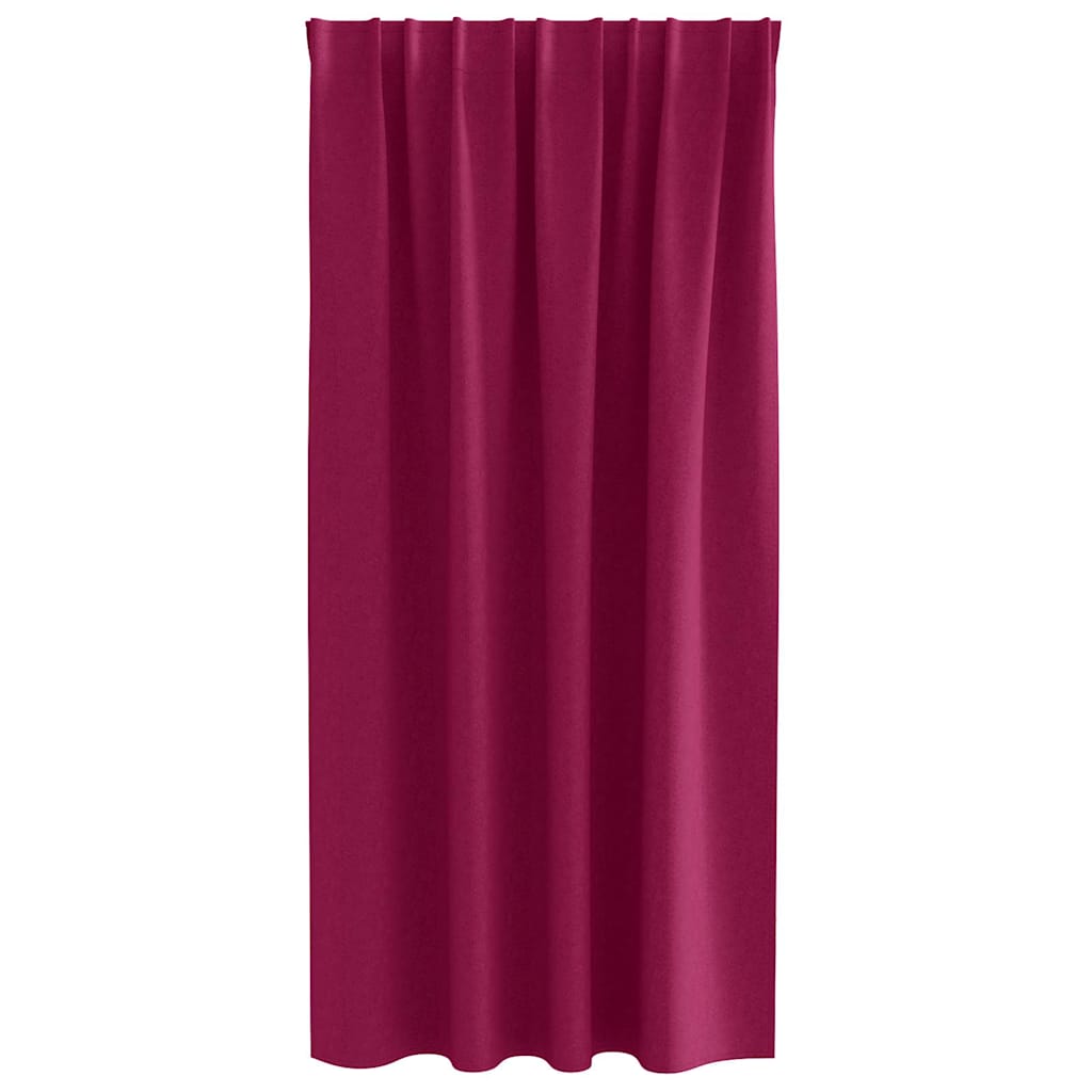 Verdunkelungs-Vorhänge mit Ringen 2 pcs Beige 140 x 140 cm