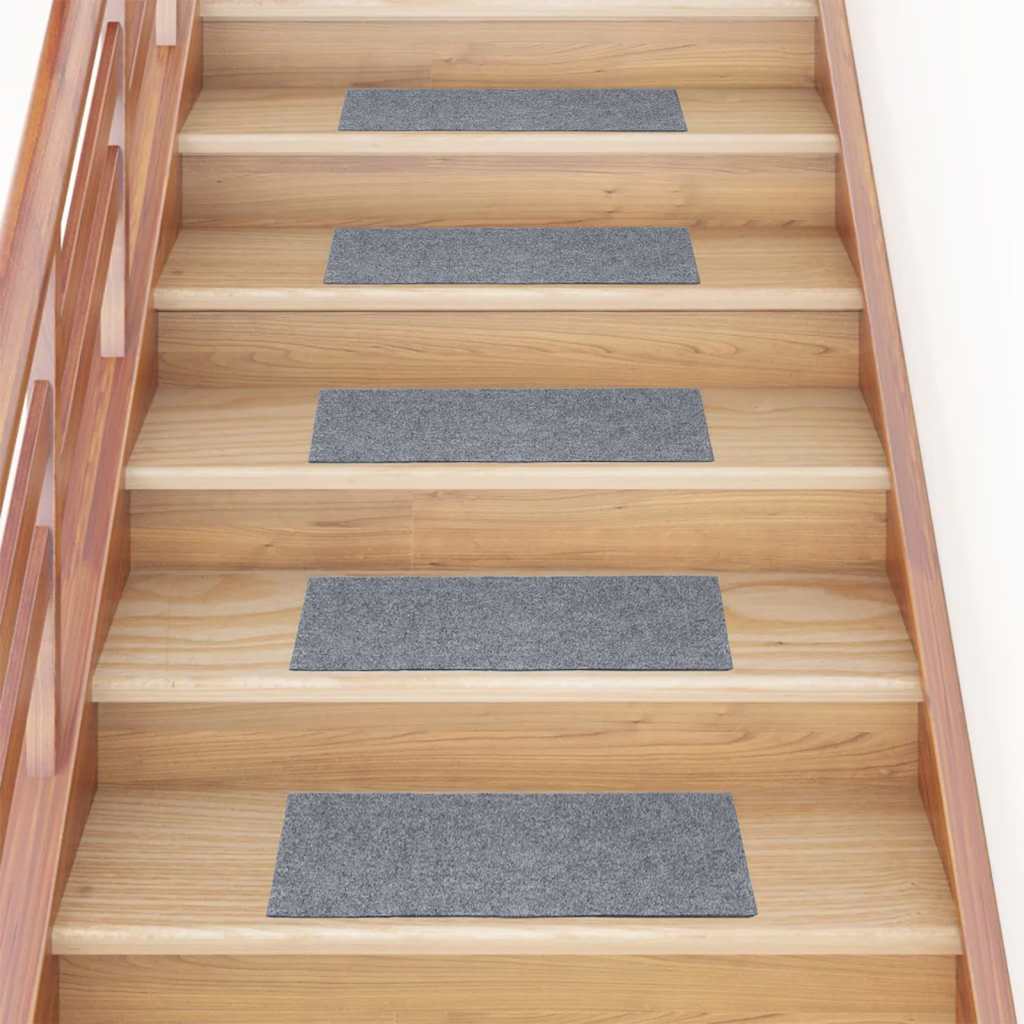 Stufenmatten Selbstklebend 15 Stk. 60x25 cm Hellbraun Rechteckig