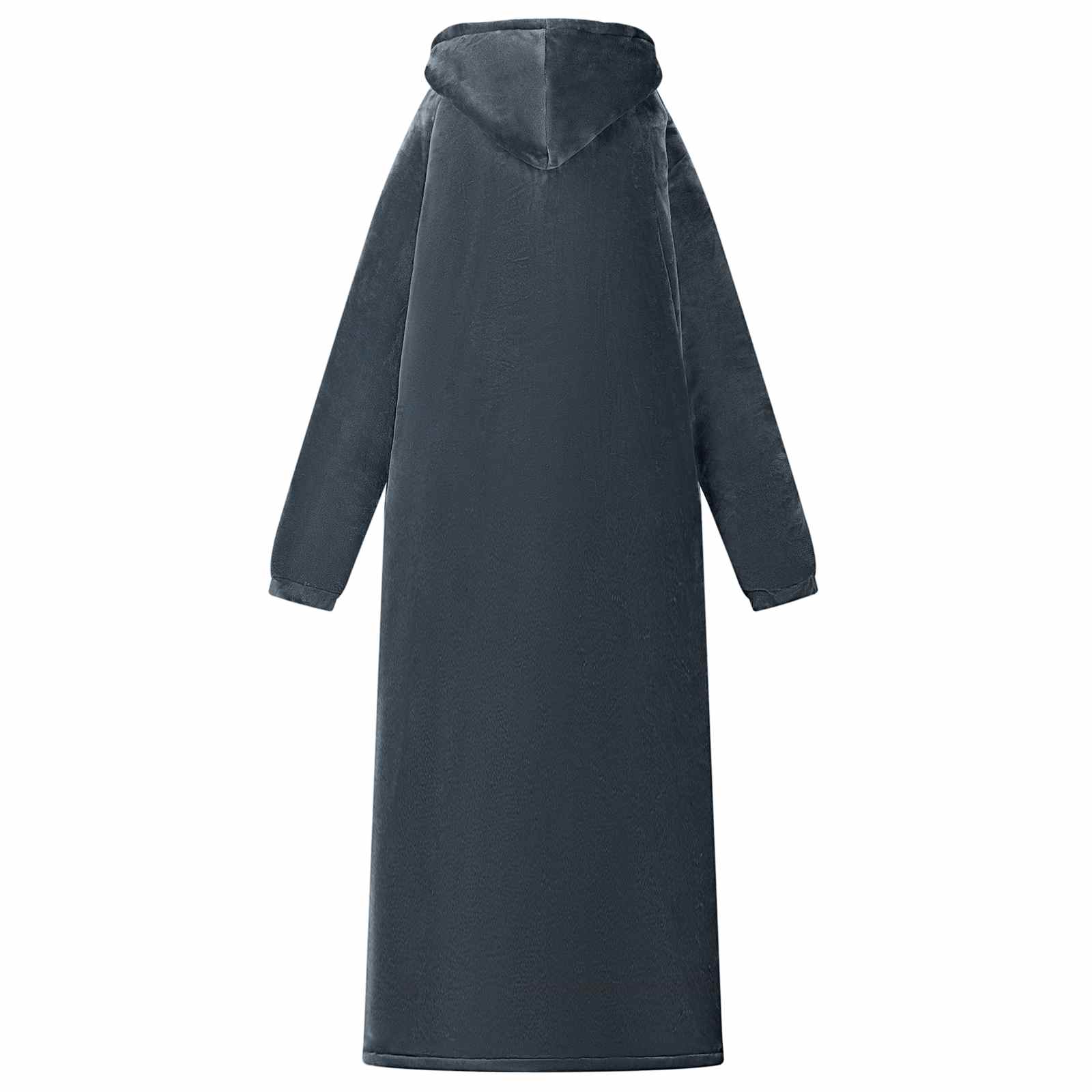 Decken-Hoodie Beige M Fleece und Flanell