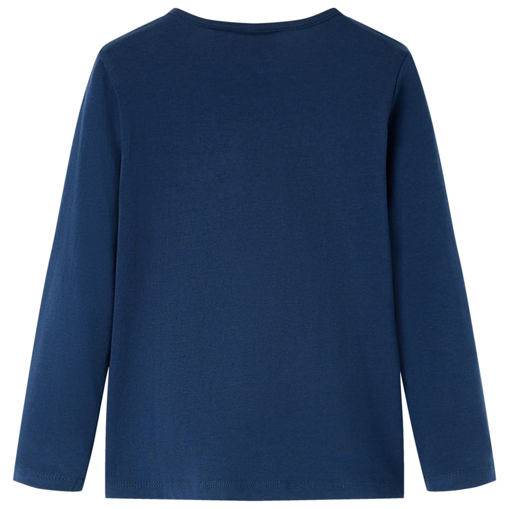 Kinder-Langarmshirt Dunkles Ocker 116
