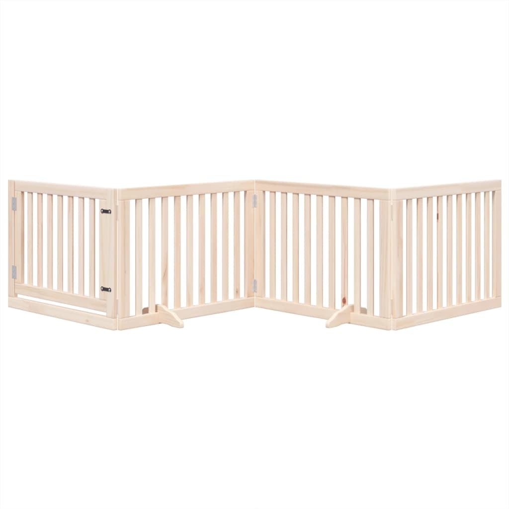 Hundegitter Faltbar 3 Paneele 150 cm Pappelholz