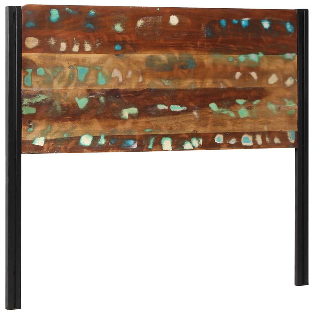 Kopfteil 100 cm Massivholz Mango und Eisen