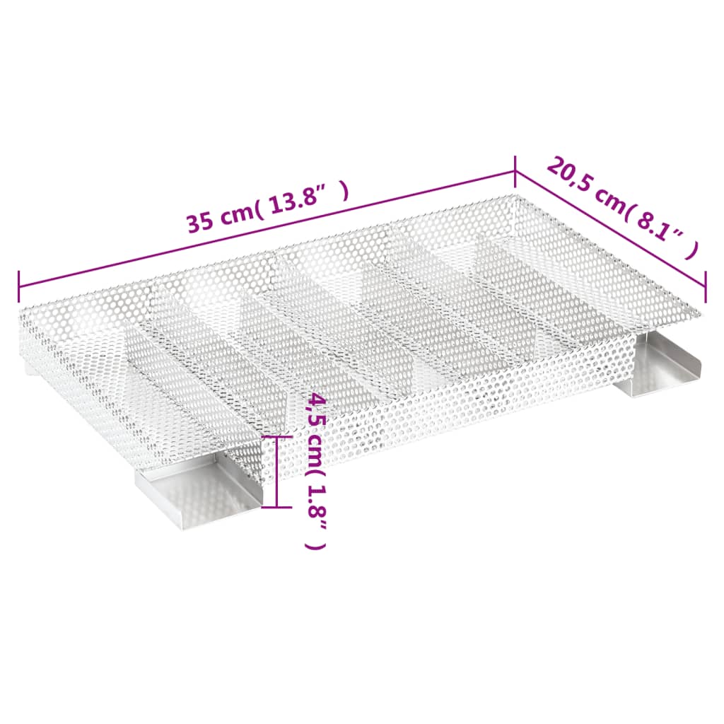 Kaltrauchgenerator 5-Kammer 21 cm Edelstahl