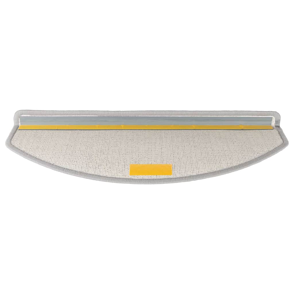 Stufenmatten 15 Stk. 56x17x3 cm Anthrazit Halbrund