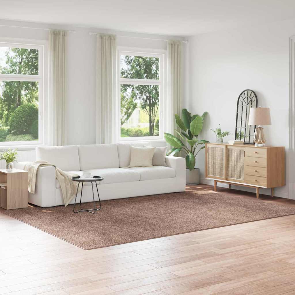 Anti-Rutsch Shaggy Teppich Dunkelgrau 200 x 200 cm PP