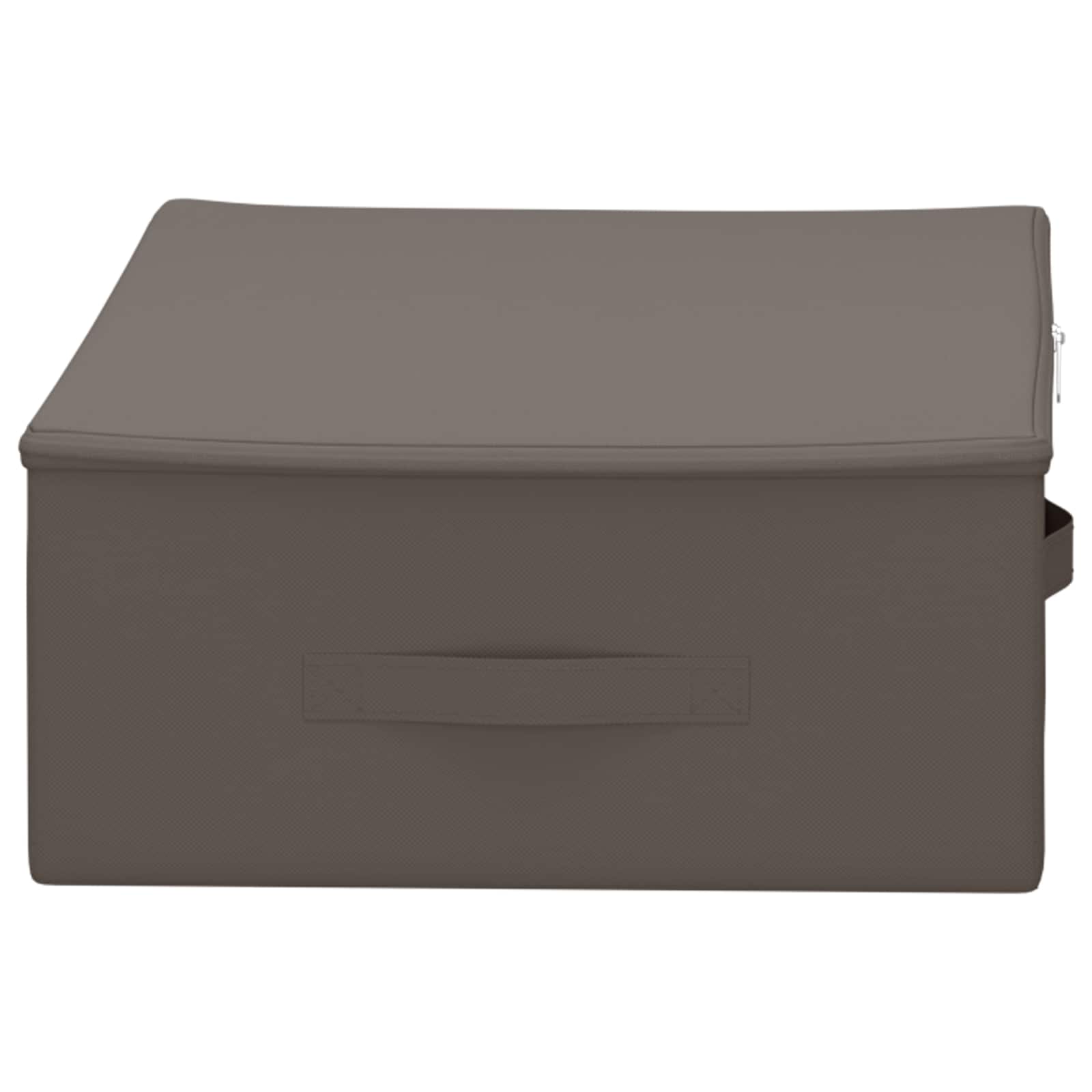 Aufbewahrungsbox Stoff 50x30x25 cm Anthrazit
