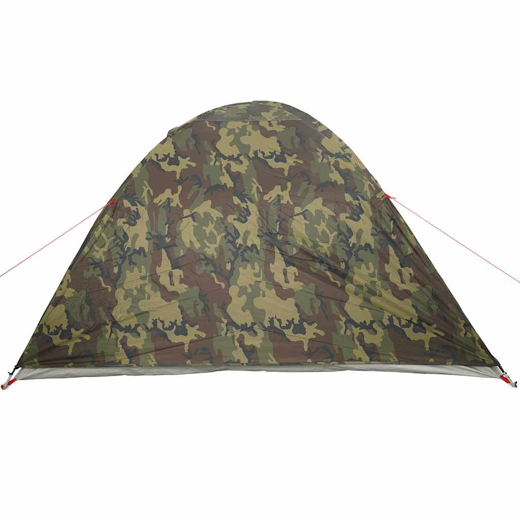 Kuppel-Campingzelt 2 Personen Olivgrün Wasserdicht