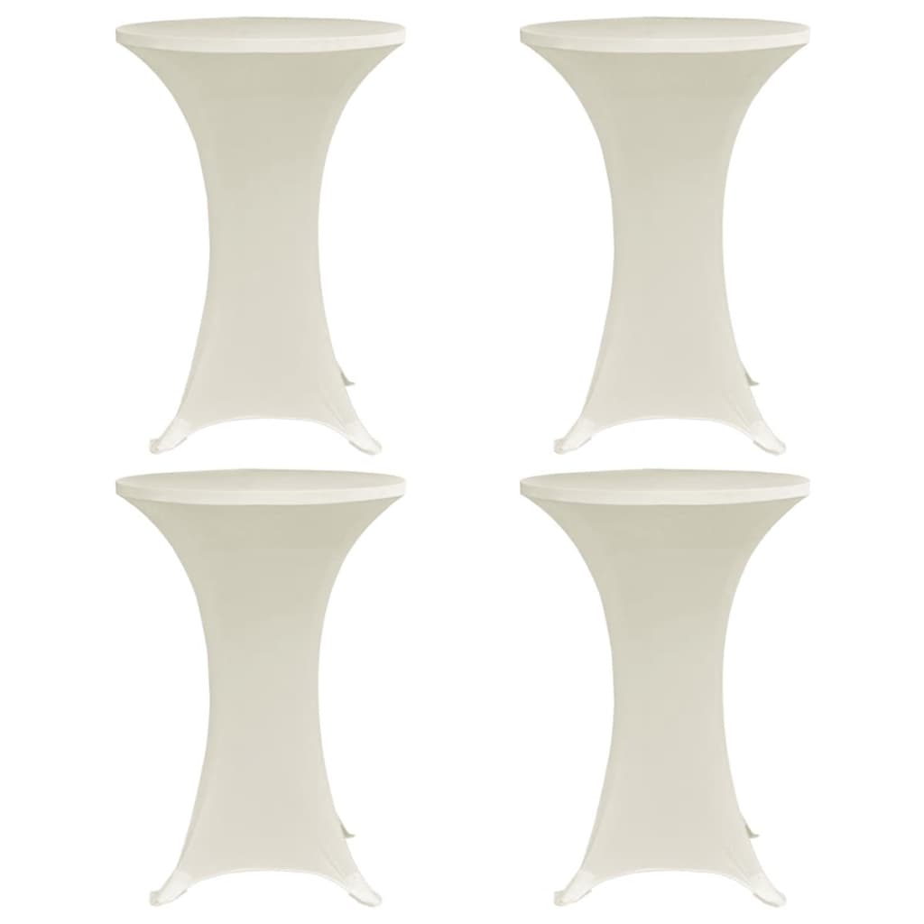 Tischhusse Stretchhusse 2 Stk 70 cm Anthrazit
