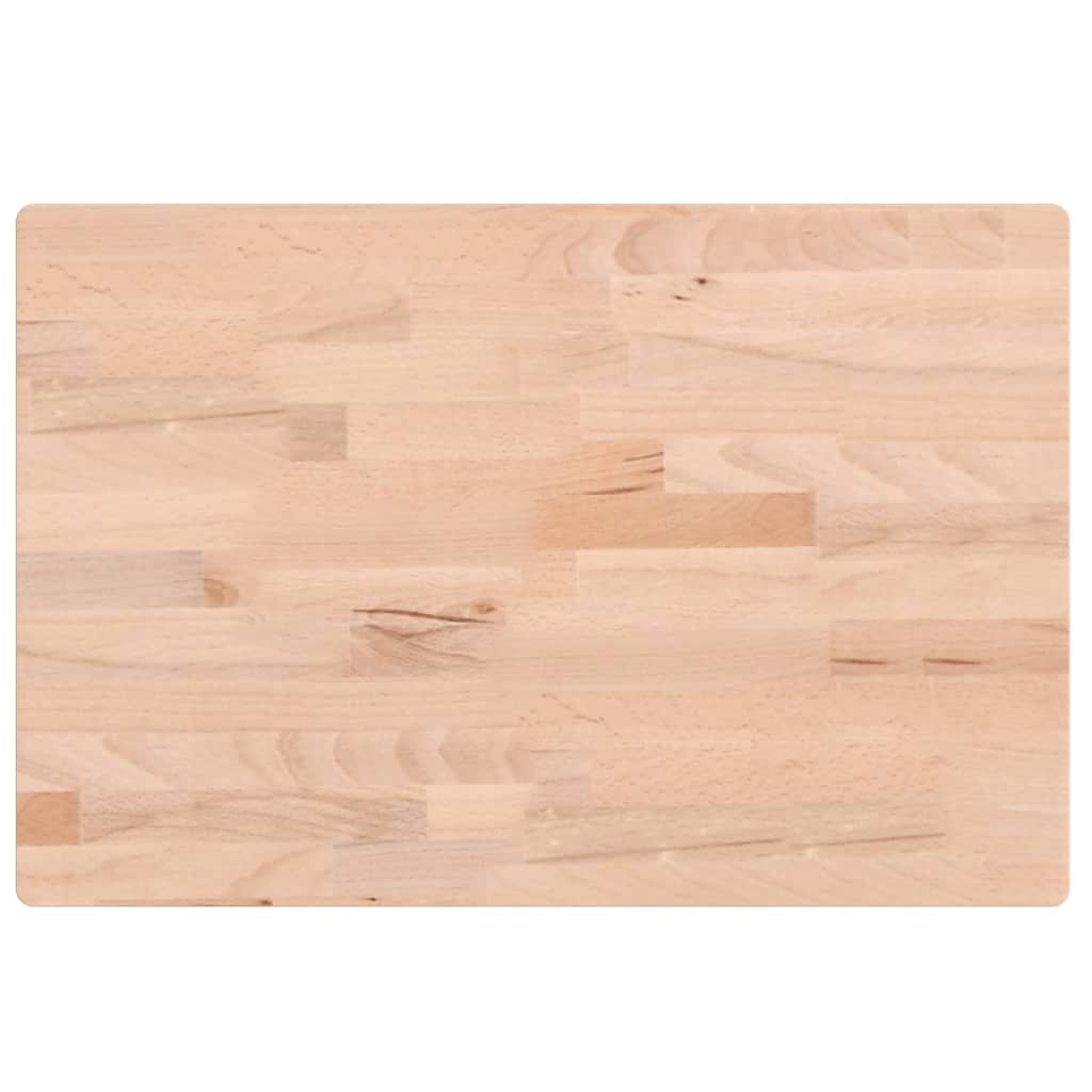 Waschtischplatte 80x40x1,5 cm Massivholz Buche