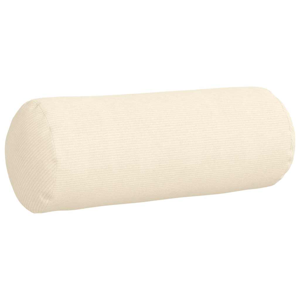 Bolsterkissen 2 pcs Hellgrau Ø 15 x 40 cm Cordstoff