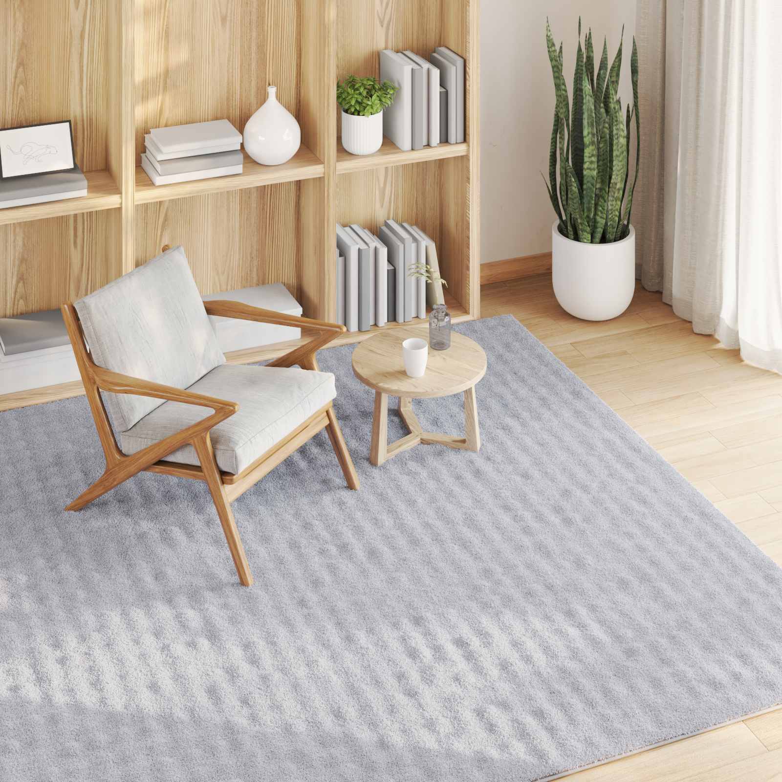 Bereichsteppiche Rechtwinklig SIROLO Creme 150 x 80 cm