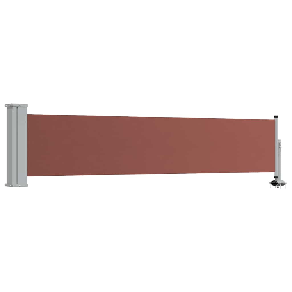 Seitenmarkise 60 x 300 cm 100% Polyester Eisen Stahl