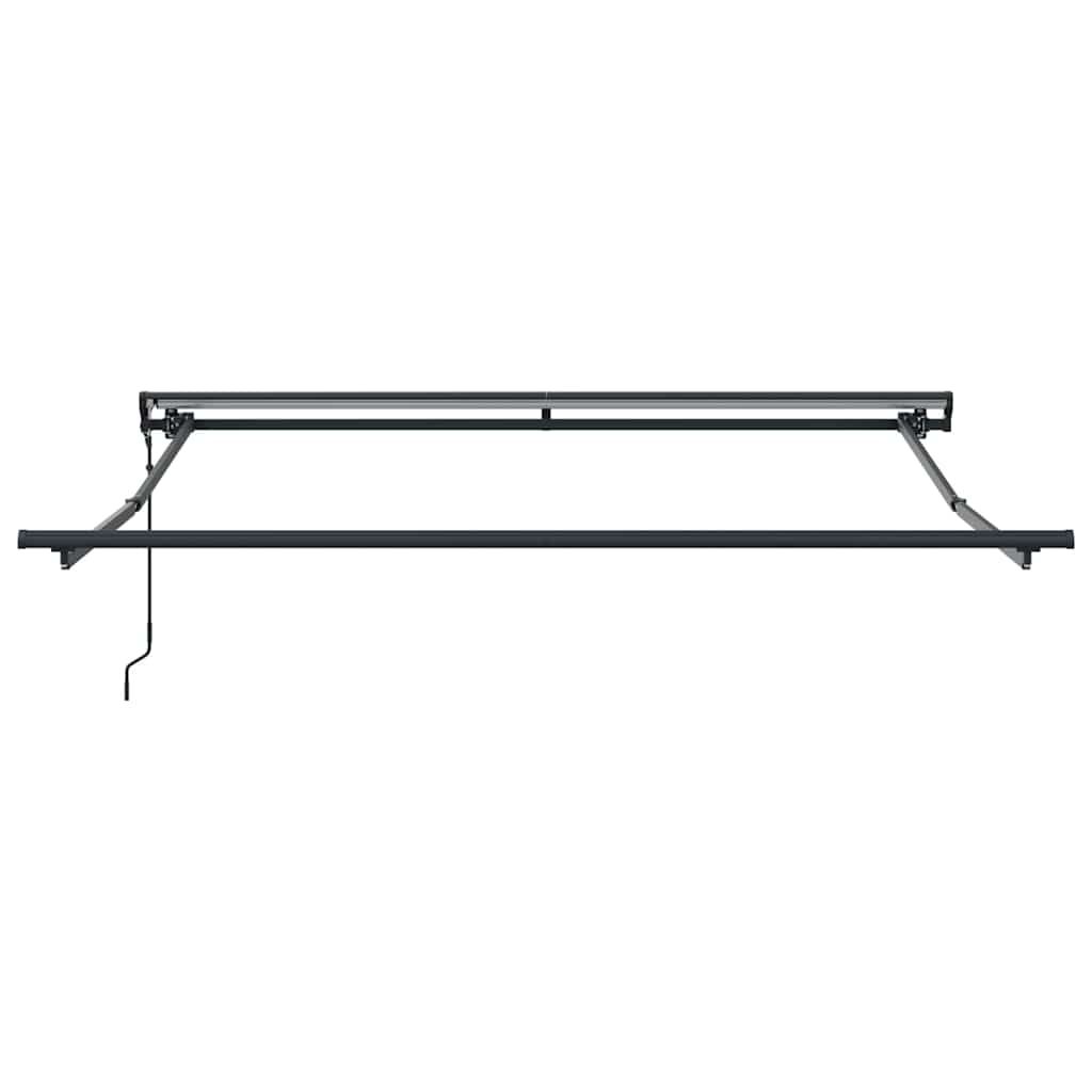 Markisenrahmen Verstellbar Weiß 2,5 x 2 m Stahl
