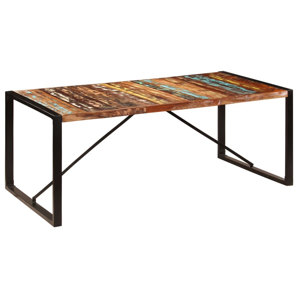 Esstisch 220x100x75 cm Massivholz Akazie