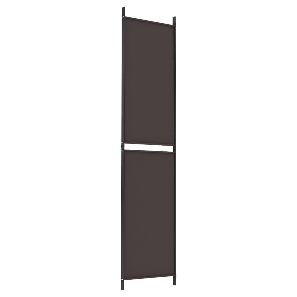 3-teiliger Raumteiler Beige 150 x 180 cm Stoff
