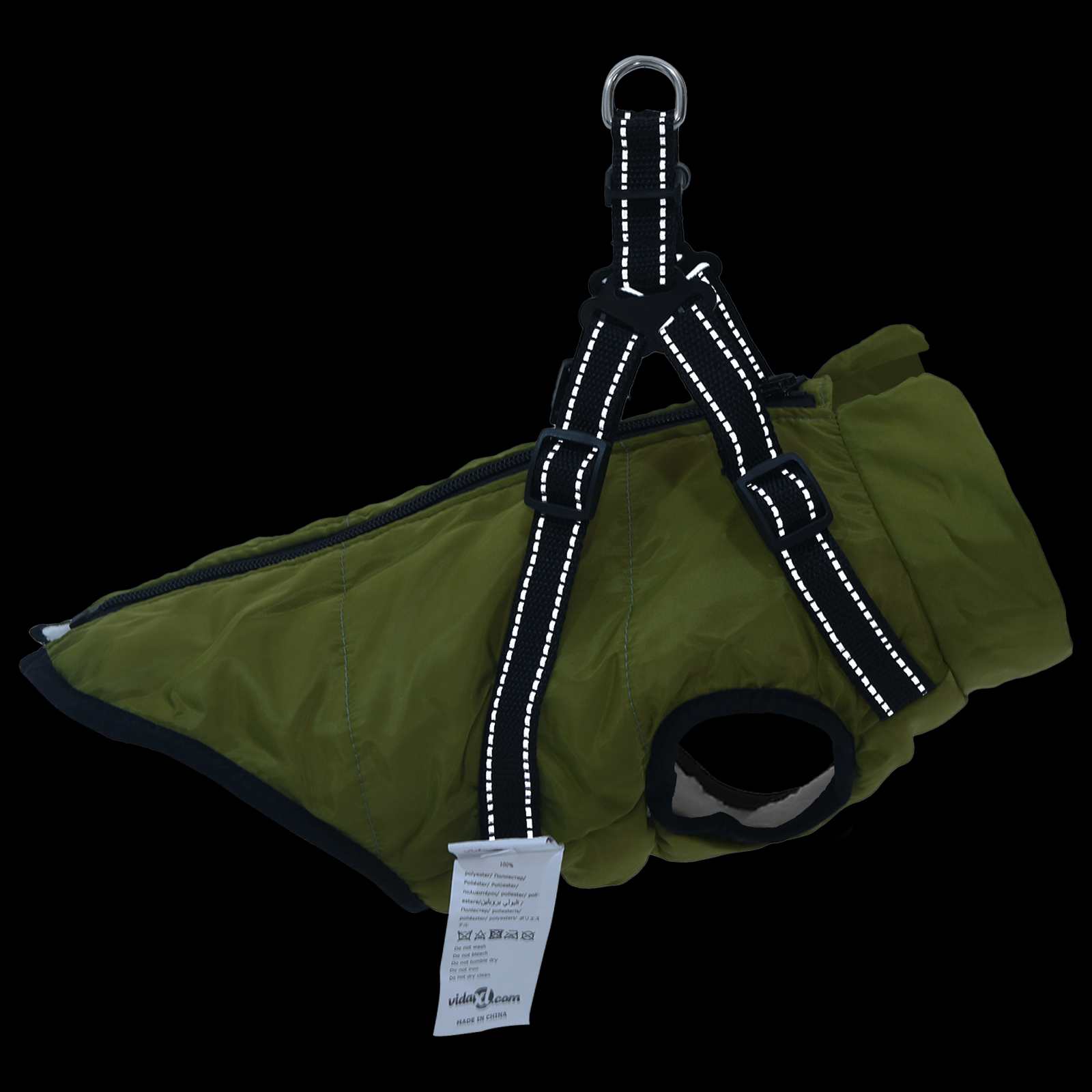 Hundemantel Rot L24 Fleece und Polyester