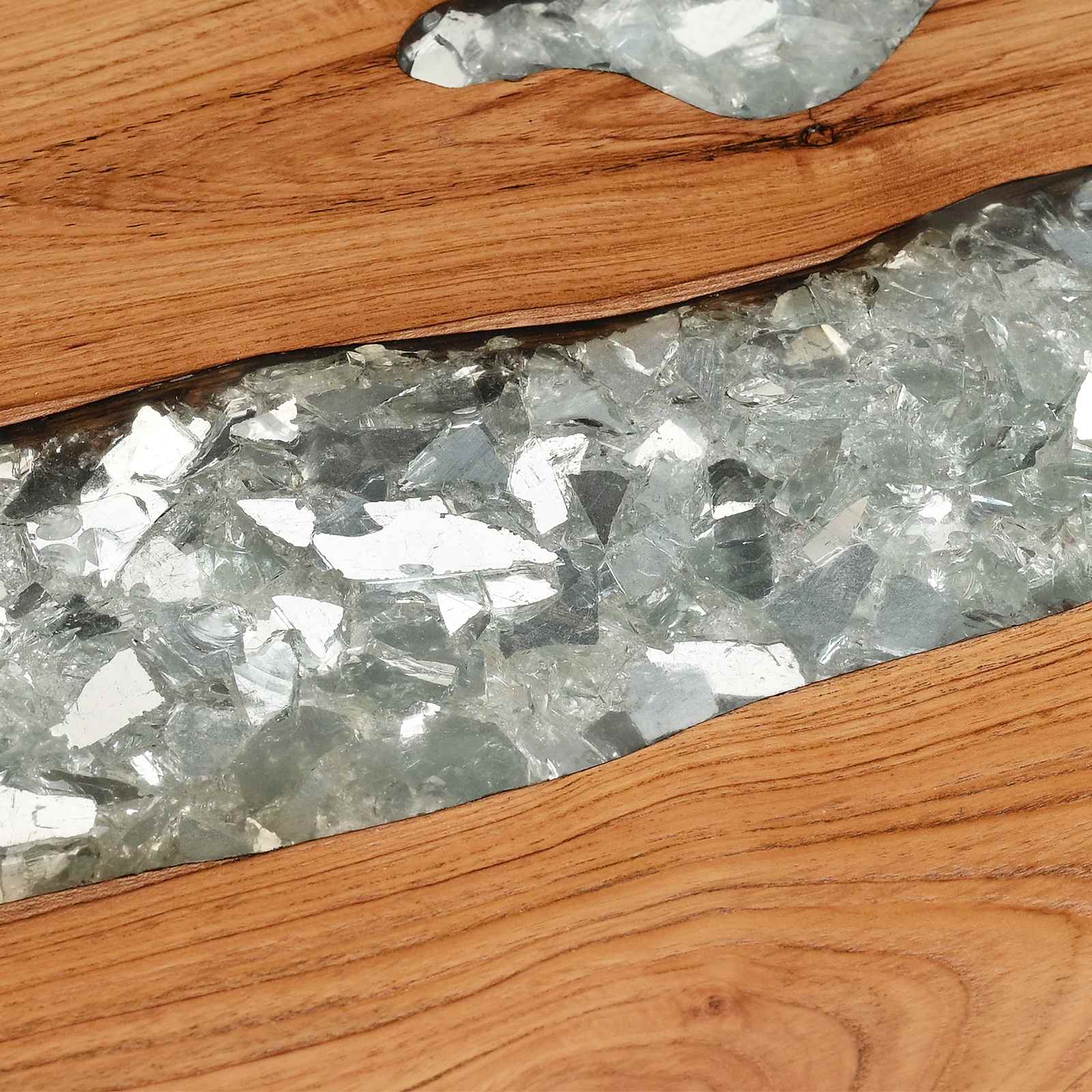 Konsolentisch Braun 100 x 35 x 75 cm Massives Teakholz