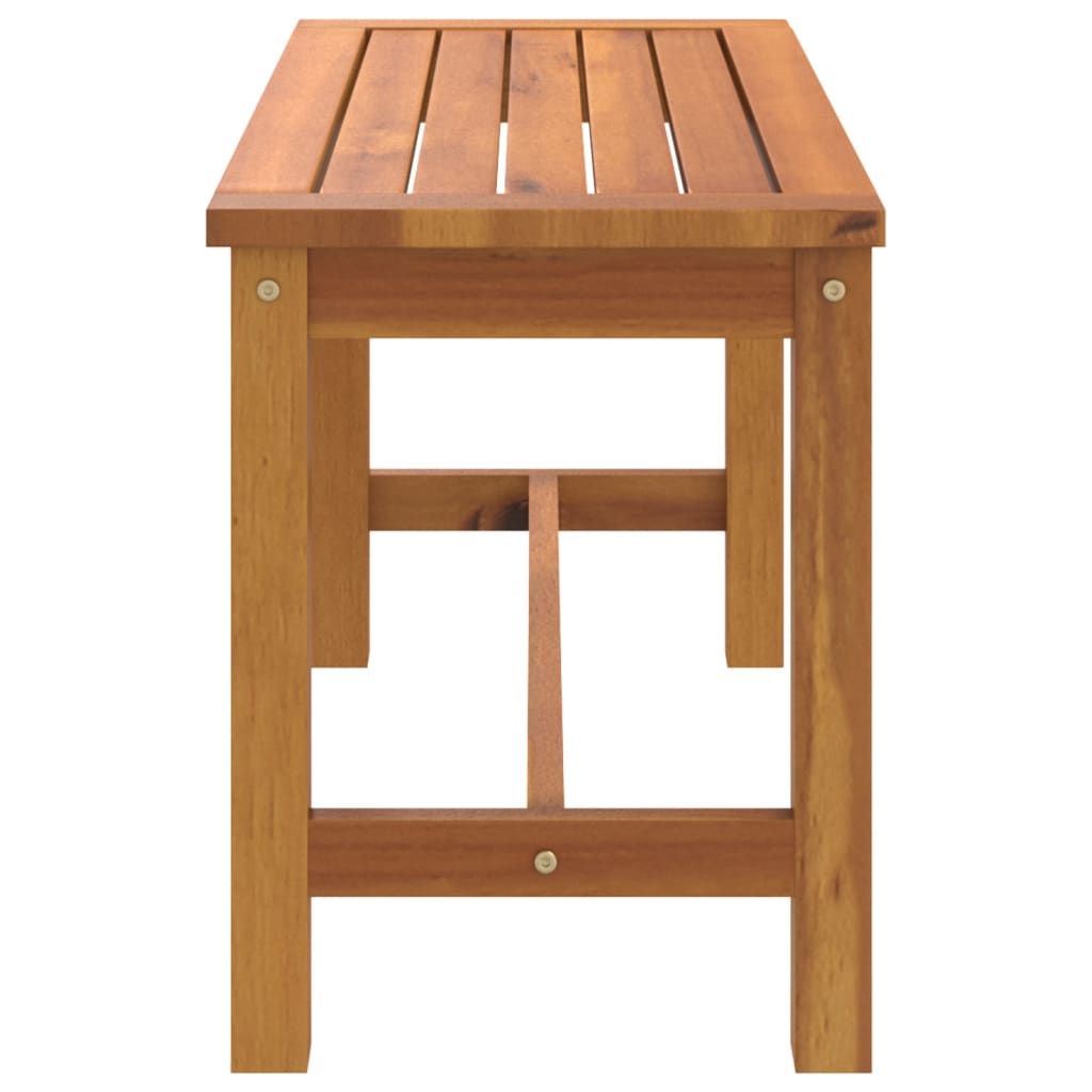 Gartenbank 110x35x45 cm Massivholz Akazie