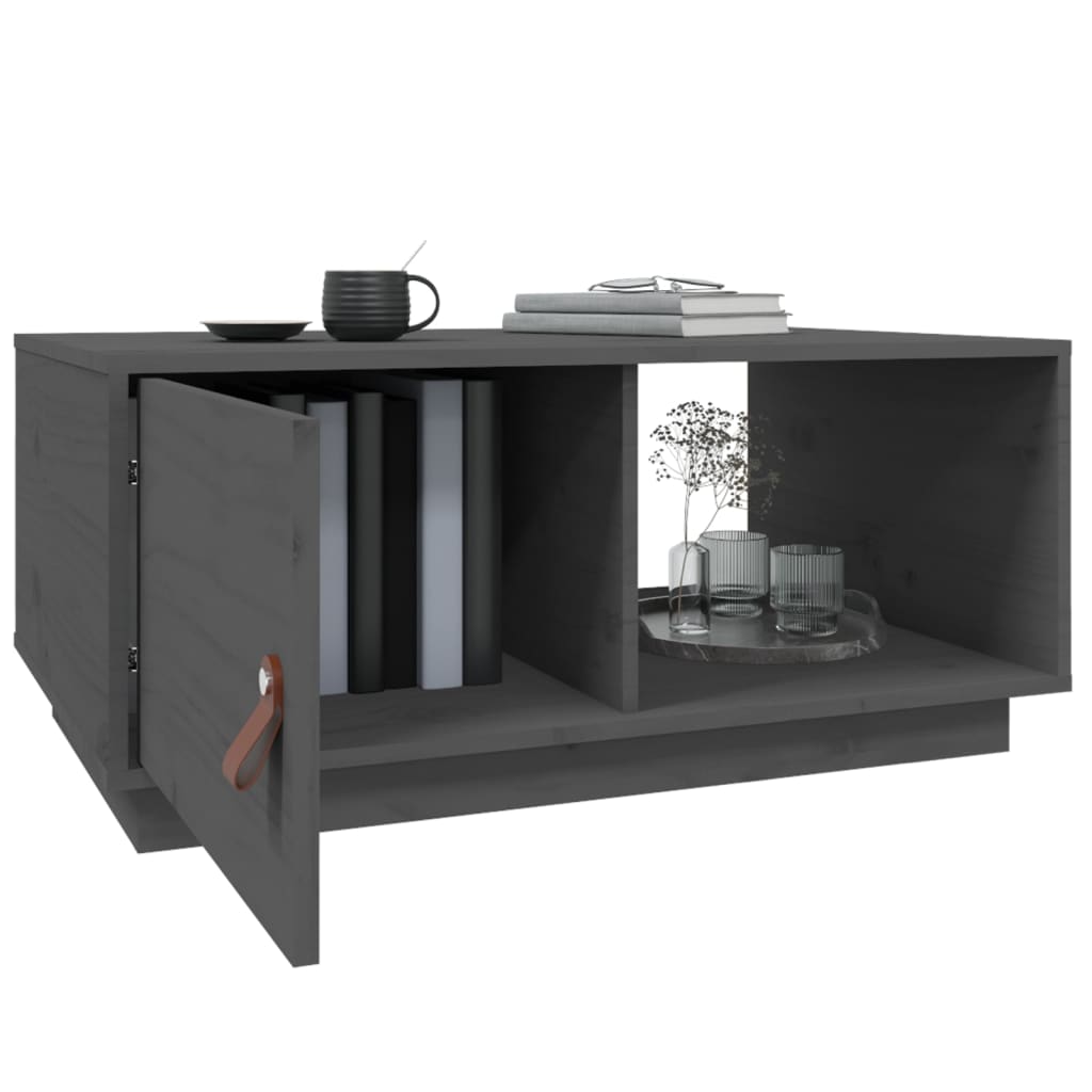 Couchtisch 80x50x35,5 cm Massivholz Kiefer