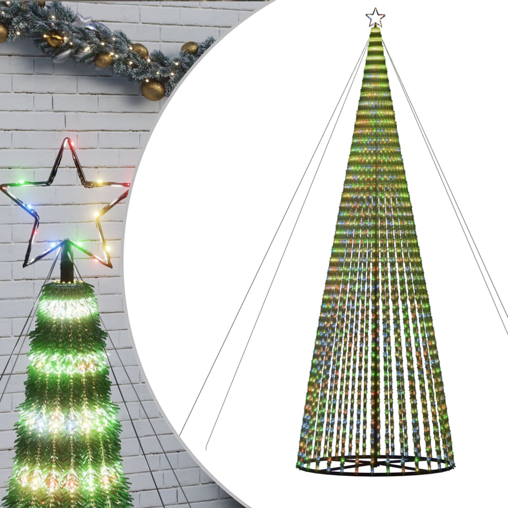 LED Weihnachtsbaum 275 LEDs Warmweiß 180 cm