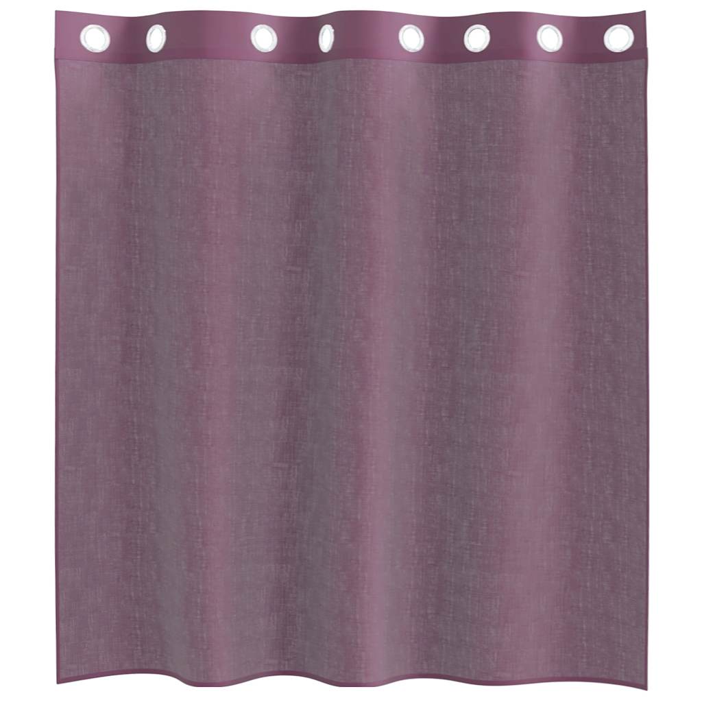 Voile Vorhänge mit Ösen 2 Stk. Apfelgrün 140x140 cm