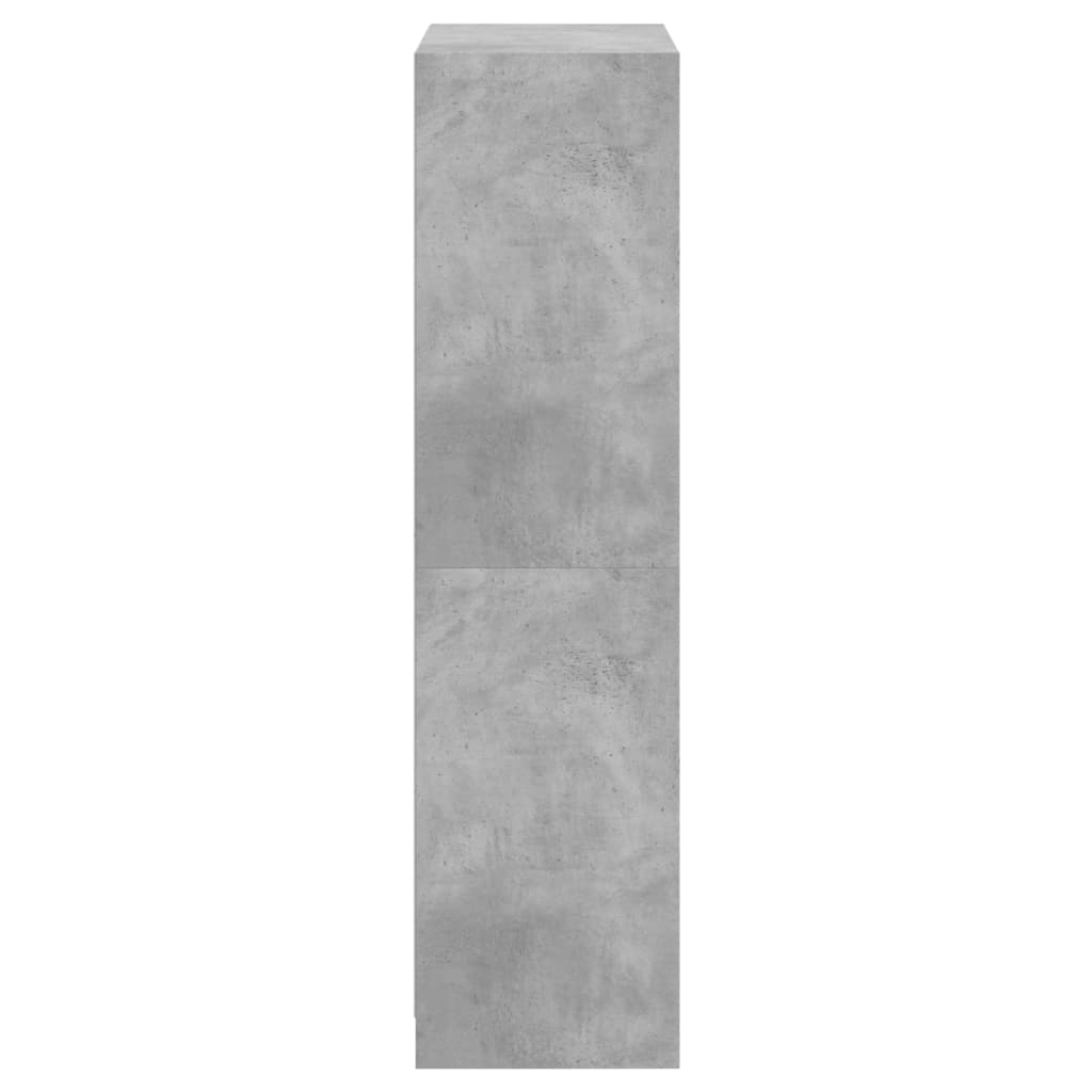 Bücherschrank mit Türen Weiß 136x37x142 cm Holzwerkstoff