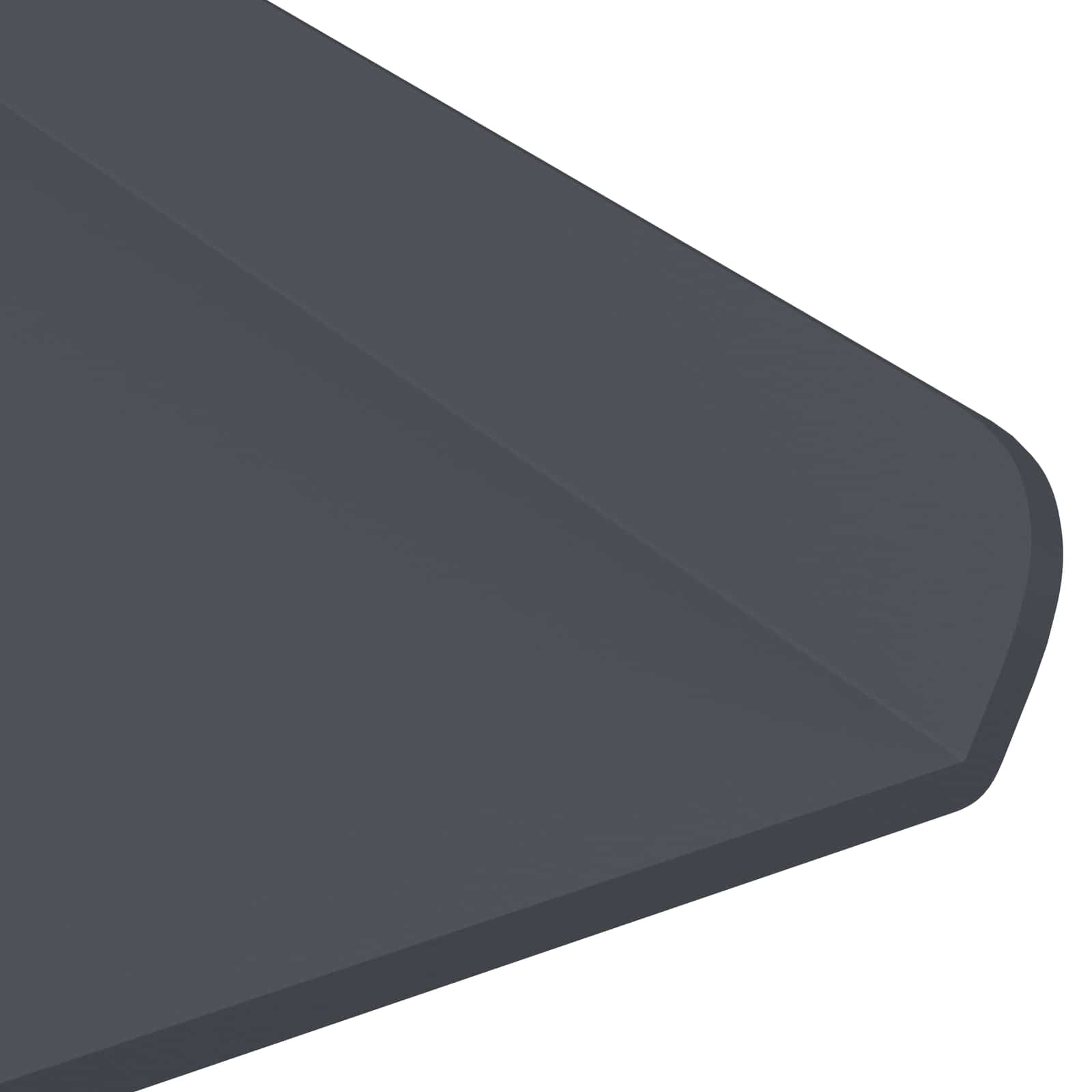 Schwebendes Regal 3 pcs Schwarz 40 x 9 x 2,5 cm Stahl