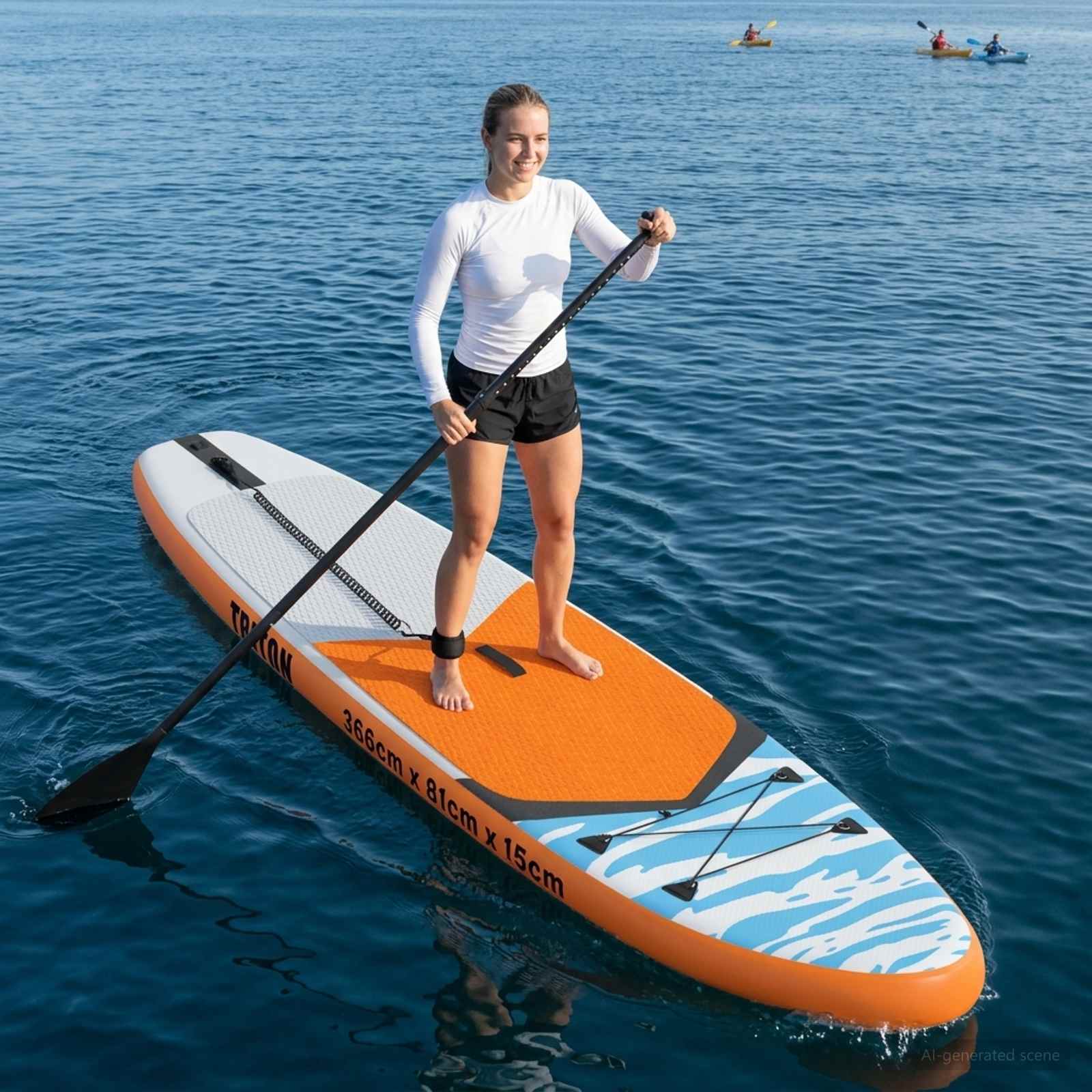 Aufblasbares Stand Up Paddle Board HYDROS 305 x 76 x 15 cm für