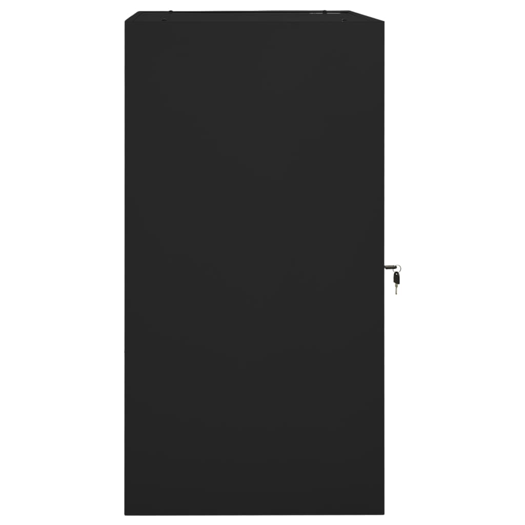 Sattelschrank Weiß 53x53x140 cm Stahl