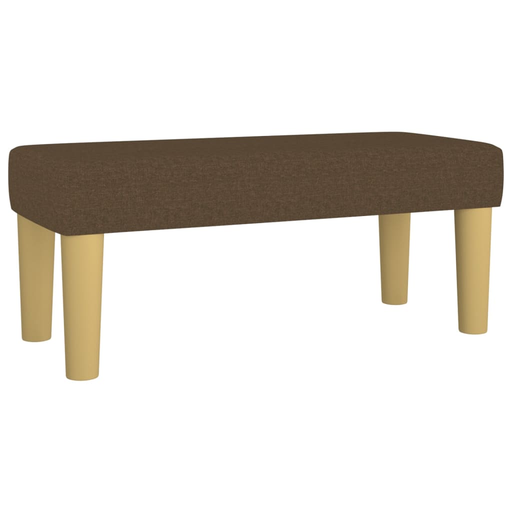 Sitzbank Hellgrau 70x30x30 cm Stoff
