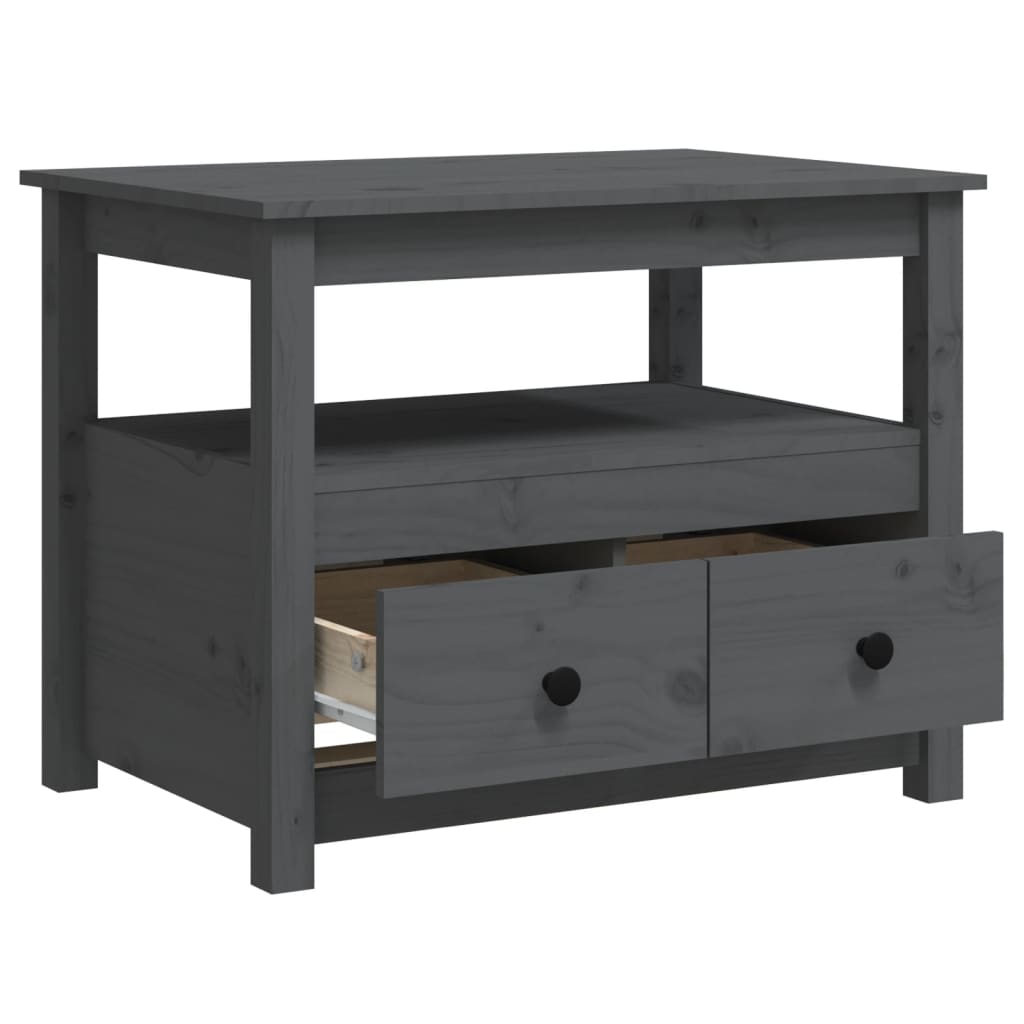 Couchtisch 71x49x55 cm Massivholz Kiefer