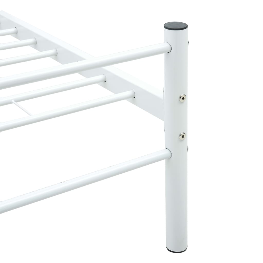 Bettgestell Grau Metall 180×200 cm