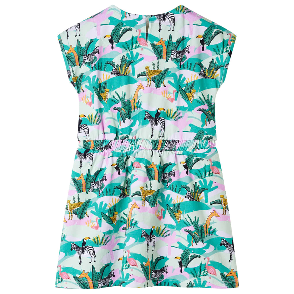 Kinderkleid Helles Minzgrün 104