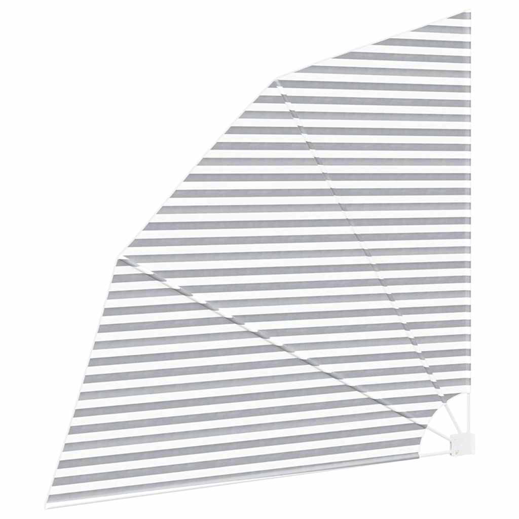 Faltbarer Balkonfächer Grau 210×210 cm